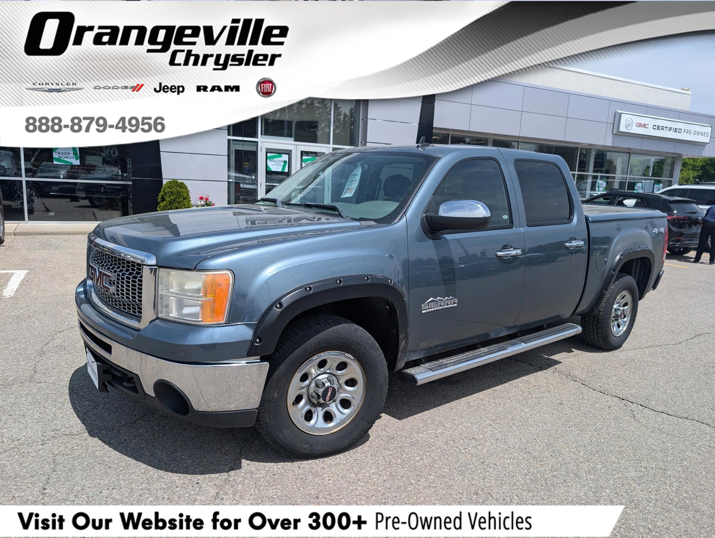 2011 GMC Sierra 1500 SLSL NEVADA, CREW, 4X4, 4.8L, CHROME, AS-TRADED!
