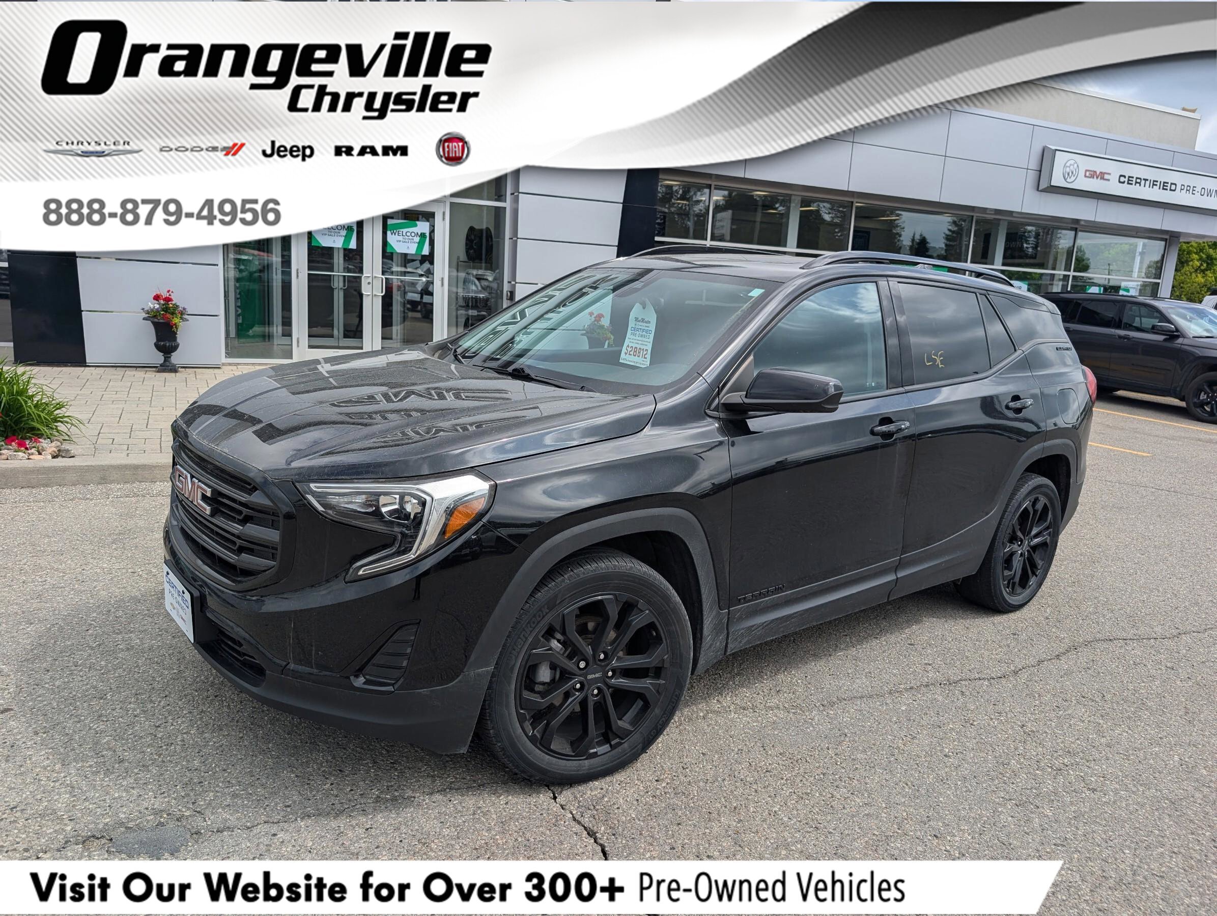 2021 GMC Terrain SLESLE ELEVATION, AWD, 1.5T, ROOF, HTD CLOTH, 1-OW