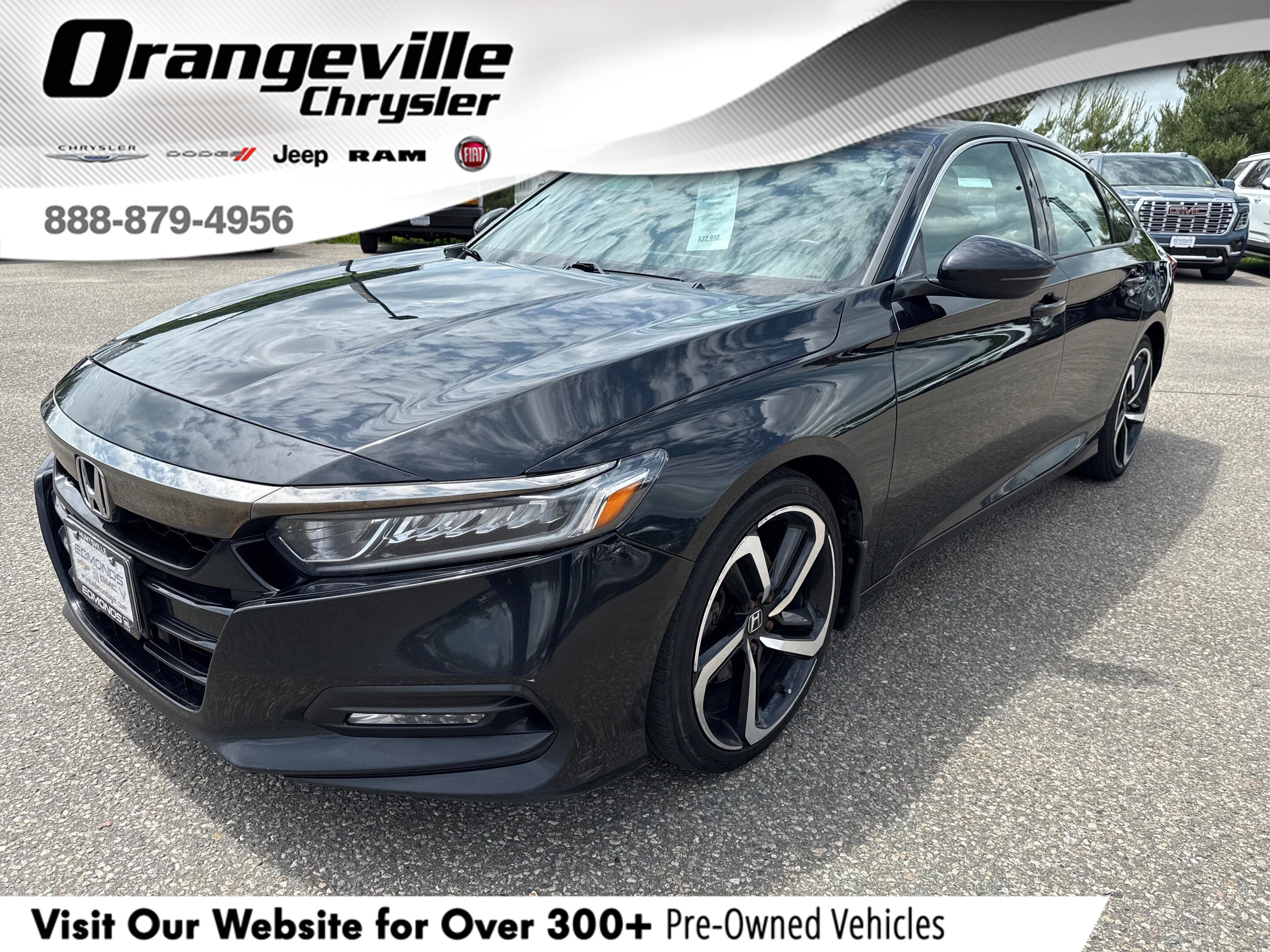 2019 Honda Accord Sedan Sport 2.0One Owner | Sunroof | Heated Seats | Keyl