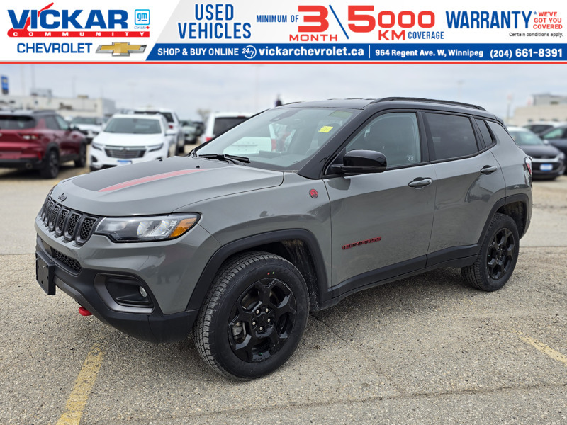 2023 Jeep Compass Trailhawk 4x4 Heated Seats | Bluetooth | Rear Cam