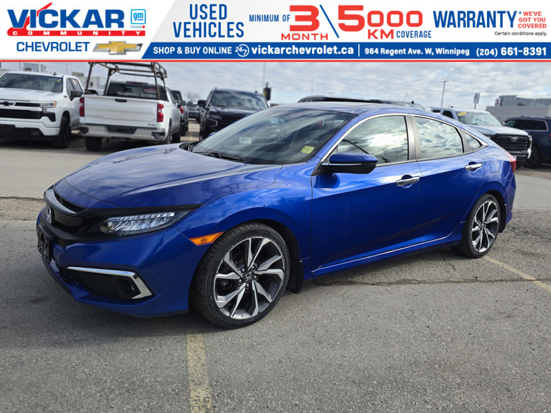 2020 Honda Civic Sedan Touring | Leather | Sunroof | Side Camera