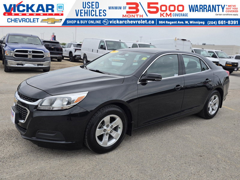 2015 Chevrolet Malibu LS | Bluetooth | A/C | Steering Wheel Controls