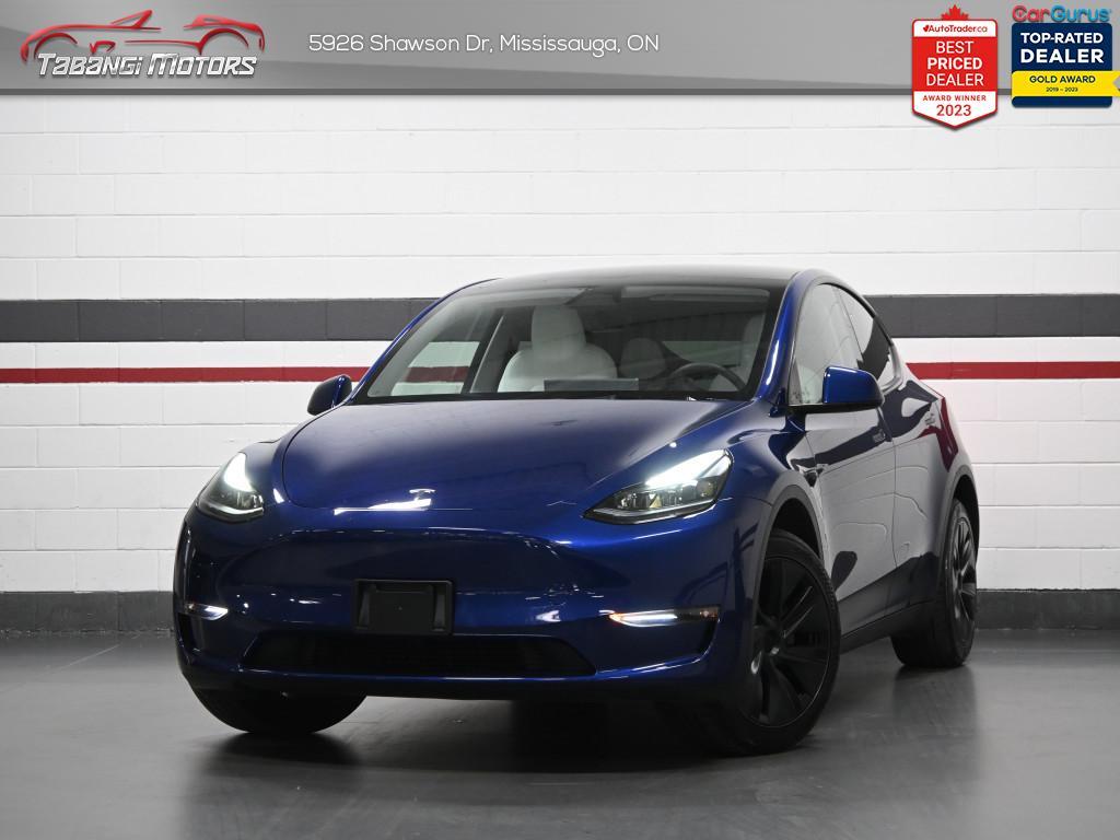 2024 Tesla Model Y Long Range   No Accident White Leather Dual Motor 