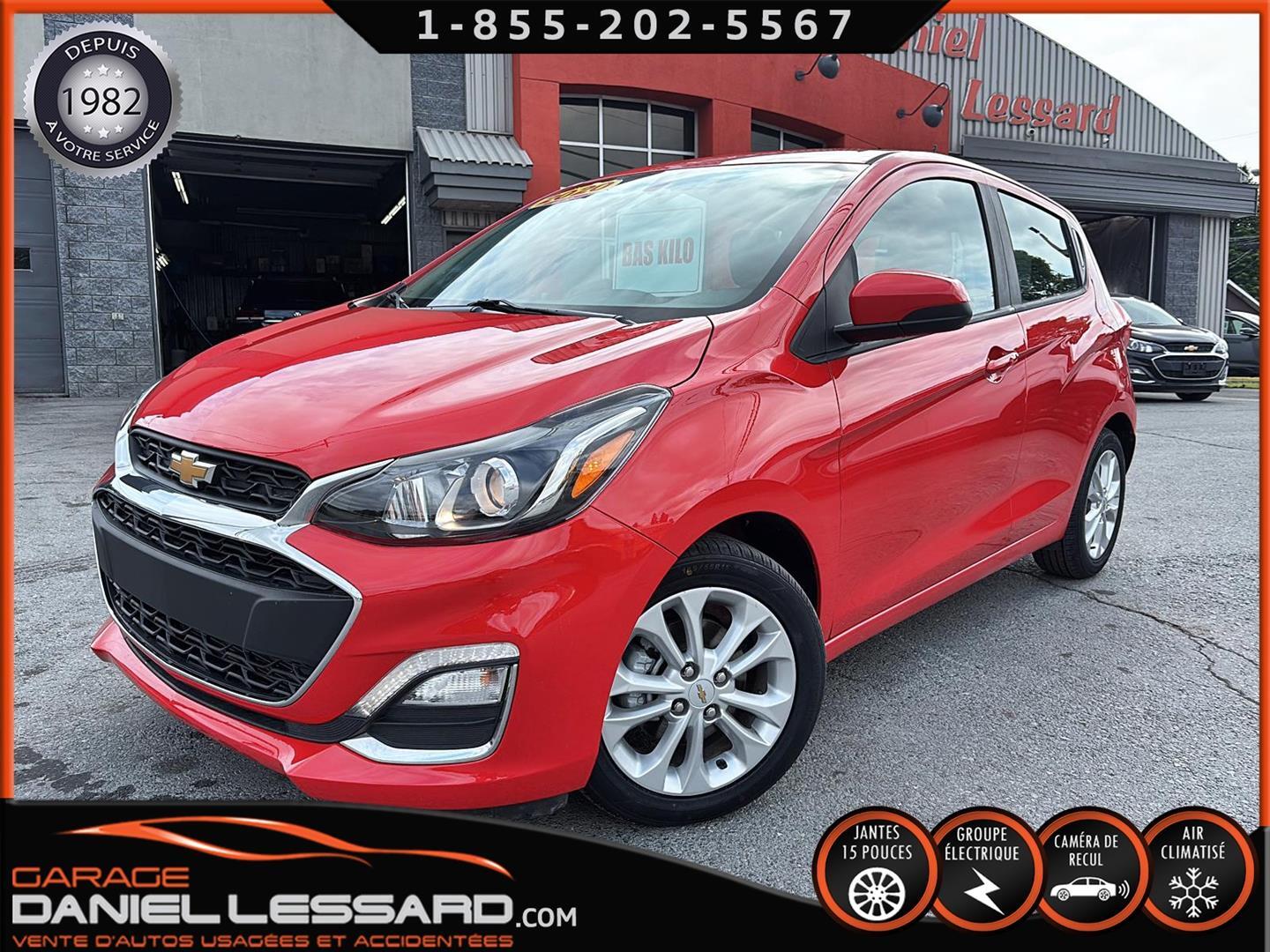 2020 Chevrolet Spark LT, GR ÉLECTRIQUE, CAMERA, MAG 15 POUCES, A/C ET +