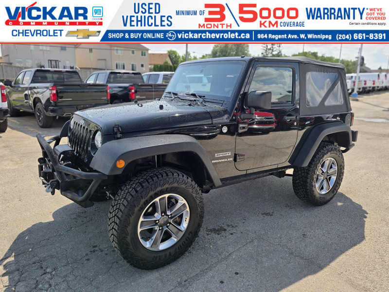 2014 Jeep Wrangler Sport 4WD | 6 Speed Manual | Soft Top