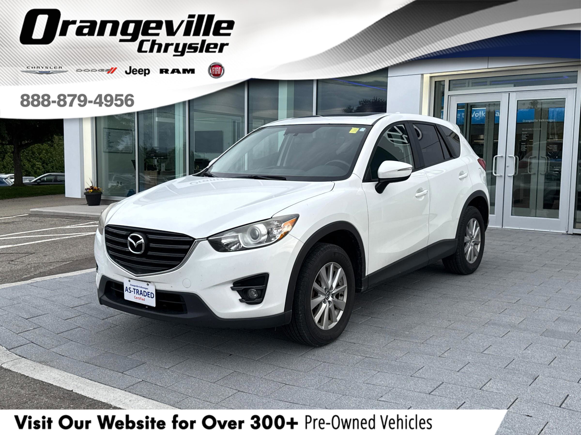 2016 Mazda CX-5 GSCERTIFIED AS-TRADED, ONE-OWNER, SUNROOF, HTD SEA