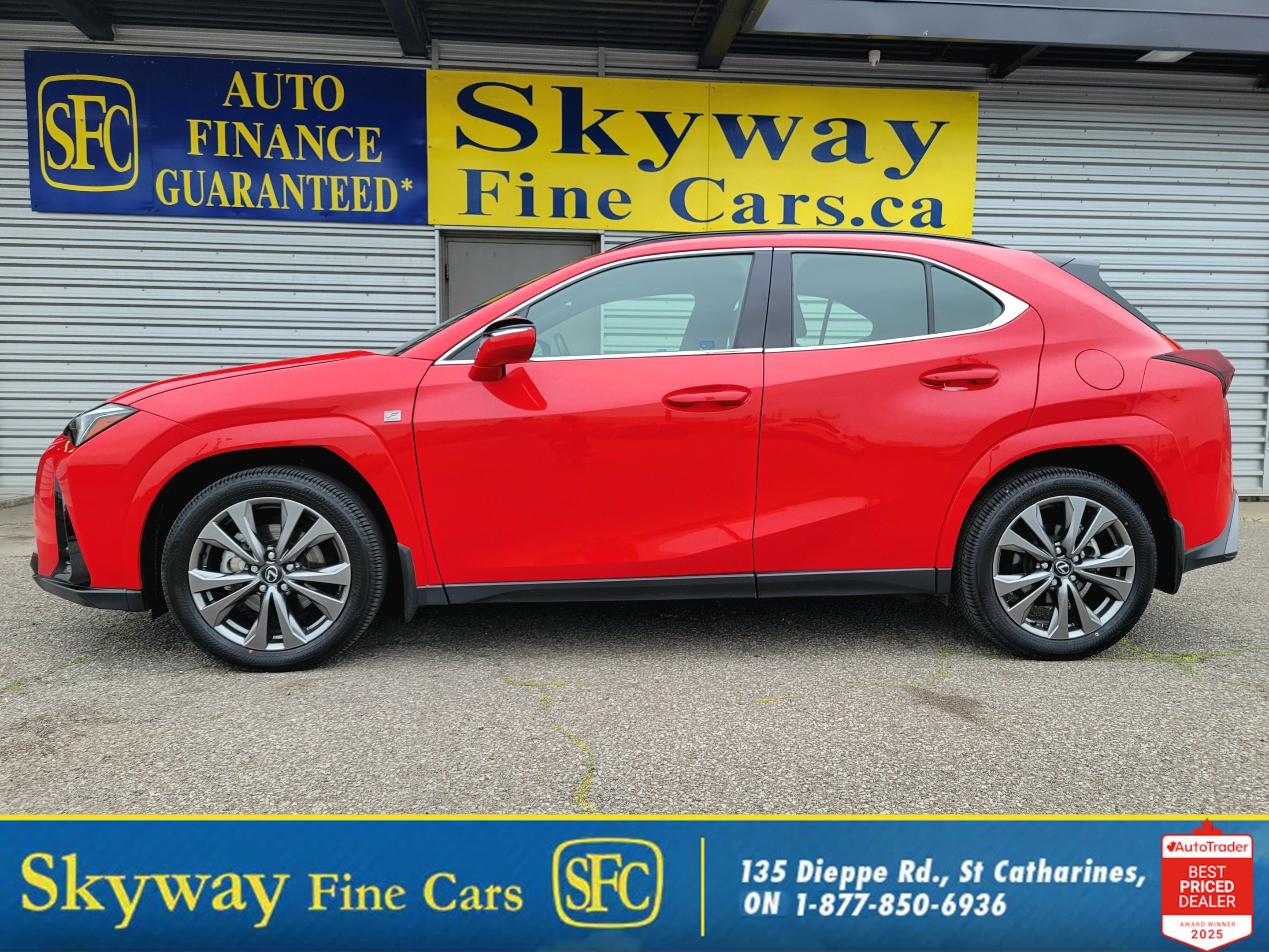 2025 Lexus UX F-SPORT AWD| 1 OWNER |LANE ASSIST |SUNROOF| R-CAM