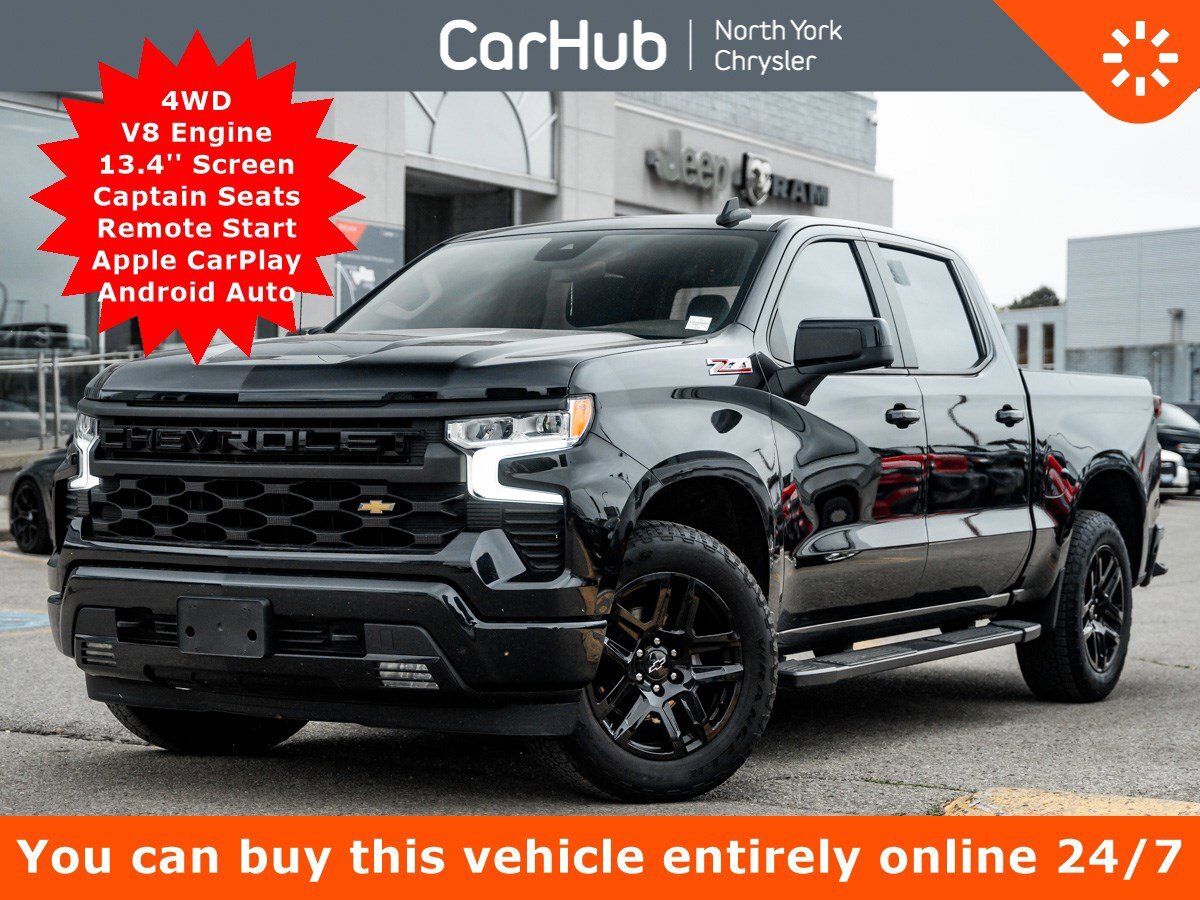 2023 Chevrolet Silverado 1500 4WD RST 147'' V8 13.4'' Screen Captain Seats  Remo