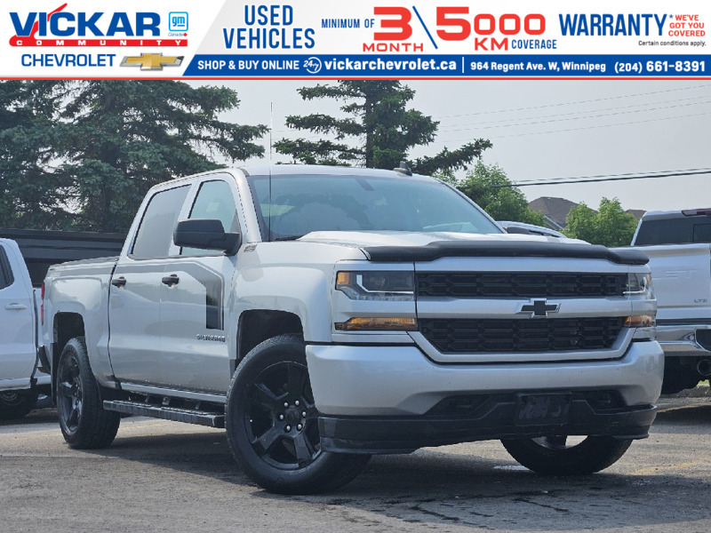 2018 Chevrolet Silverado 1500 Custom | Soft Tonneau | Running Boards | Bedliner