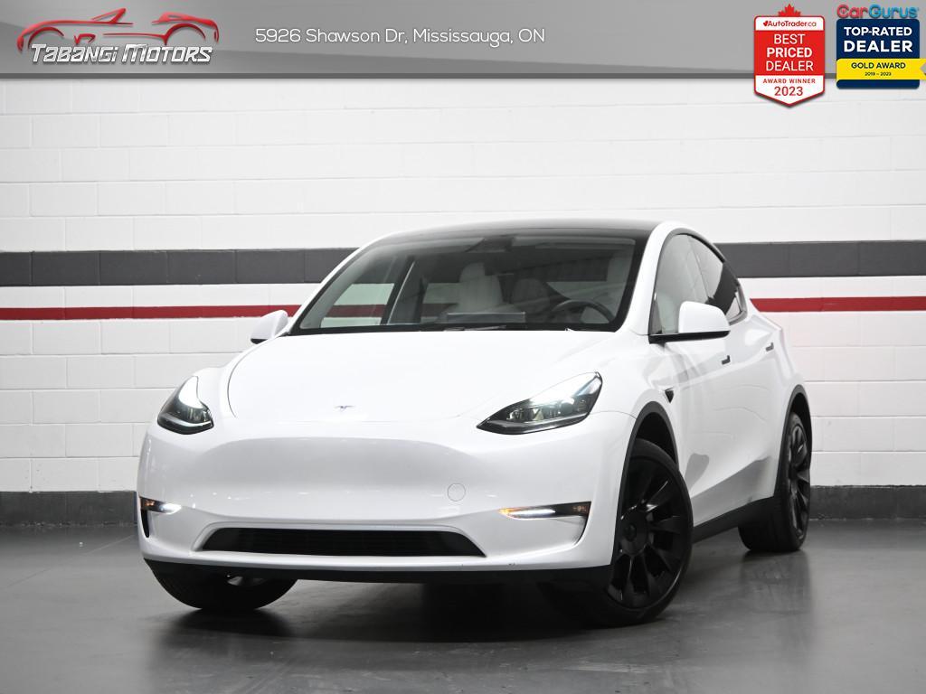 2024 Tesla Model Y Long Range  No Accident White Leather Dual Motor A