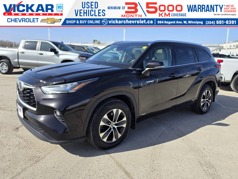 2021 Toyota Highlander Hybrid XLE AWD | Leather | Sunroof | 7 Pass | Cruise