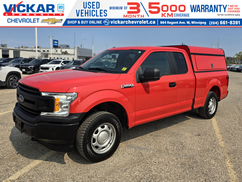 2019 Ford F-150 XL 4x4 | Locking Truck Cap | Cruise | Bluetooth