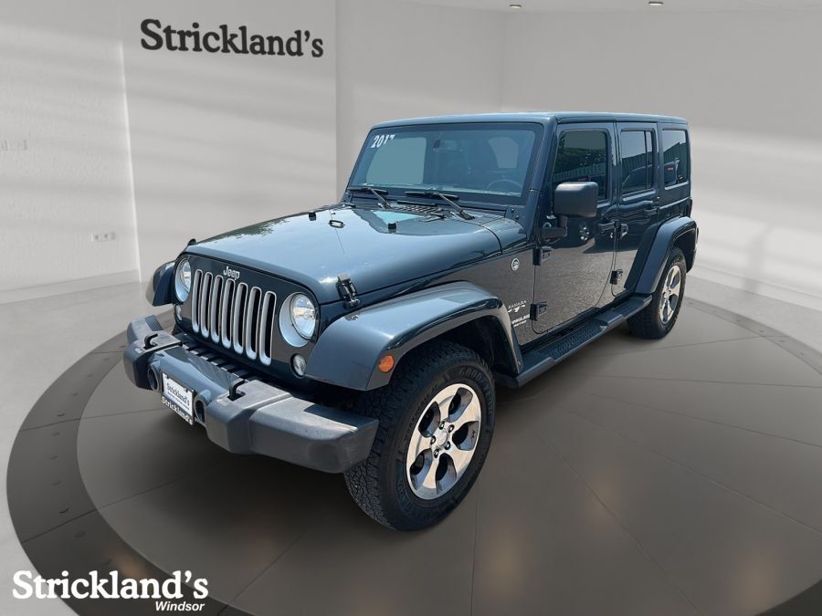 2017 Jeep WRANGLER UNLIMITED SAHARA MANUAL 