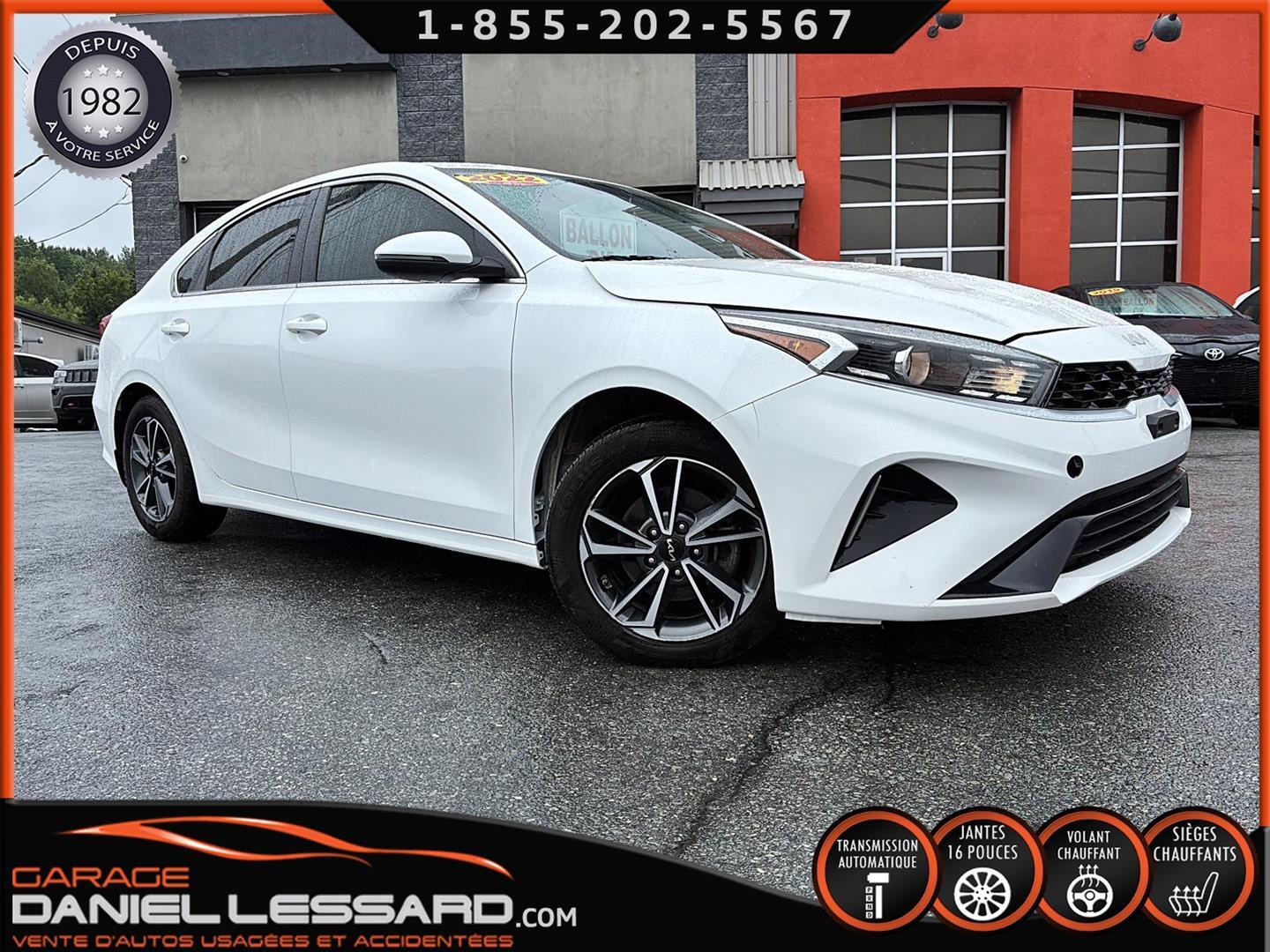 2022 Kia Forte EX, 2.0L, BANC AV+ VOLANT CHAUFFANT, MAGS