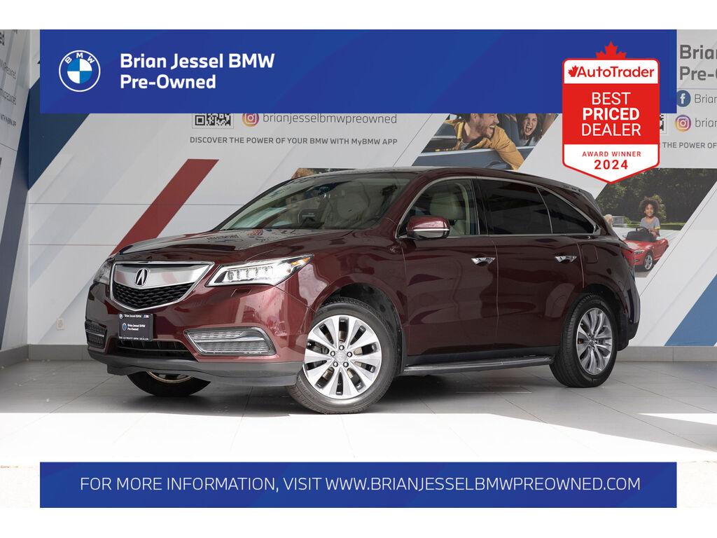 2014 Acura MDX Technology Package, Vancouver, Cash