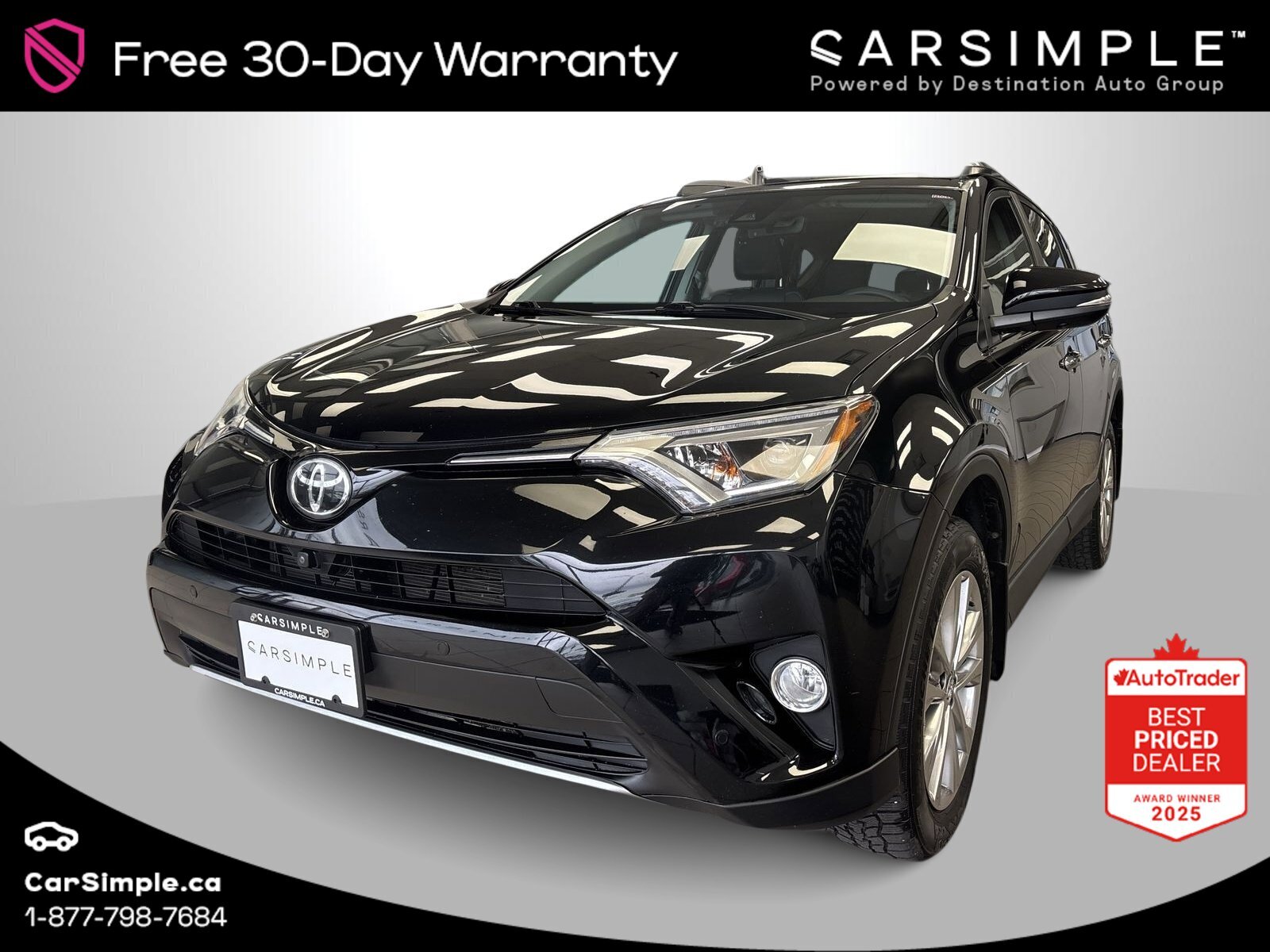 2017 Toyota RAV4 Limited-Toyota Safety Sense | Moonroof | Navigatio