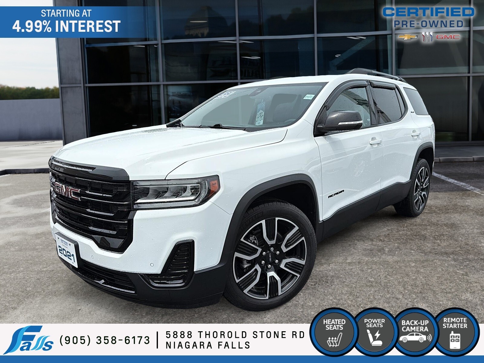 2021 GMC Acadia SLE ELEVATION EDITION,H.SEATS