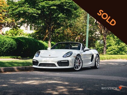 2016 Porsche Boxster Spyder 6-Speed Manual 63290364 Vancouver BC