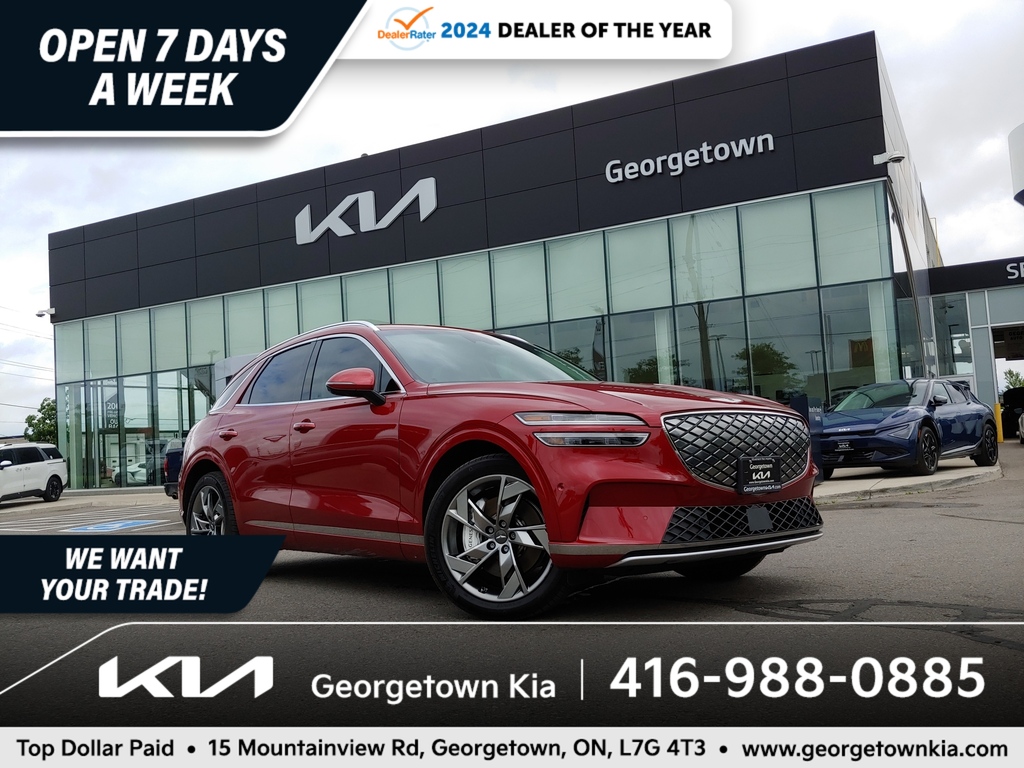 2023 Genesis Electrified GV70 Prestige AWD | SUNROOF | 31K KM | NAV | LTHR
