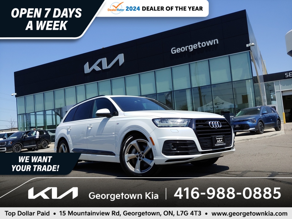 2019 Audi Q7 Technik 3.0L AWD | 7 SEAT | SUNROOF | NAV | 88K KM