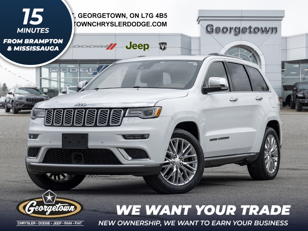 2018 Jeep Grand Cherokee Summit 4x4 | Leather Vented Seats