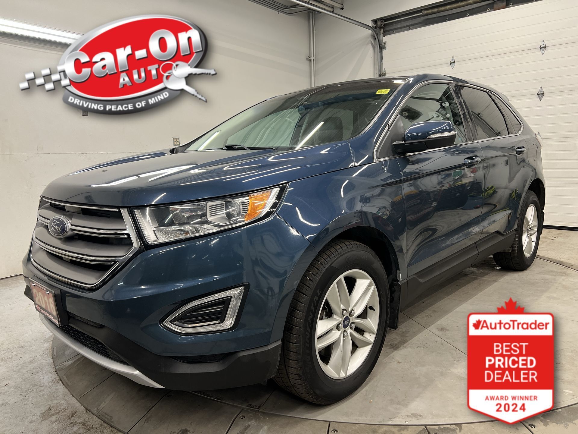 2016 Ford Edge SEL AWD | LEATHER | PANO ROOF | LOW KMS! | CARPLAY