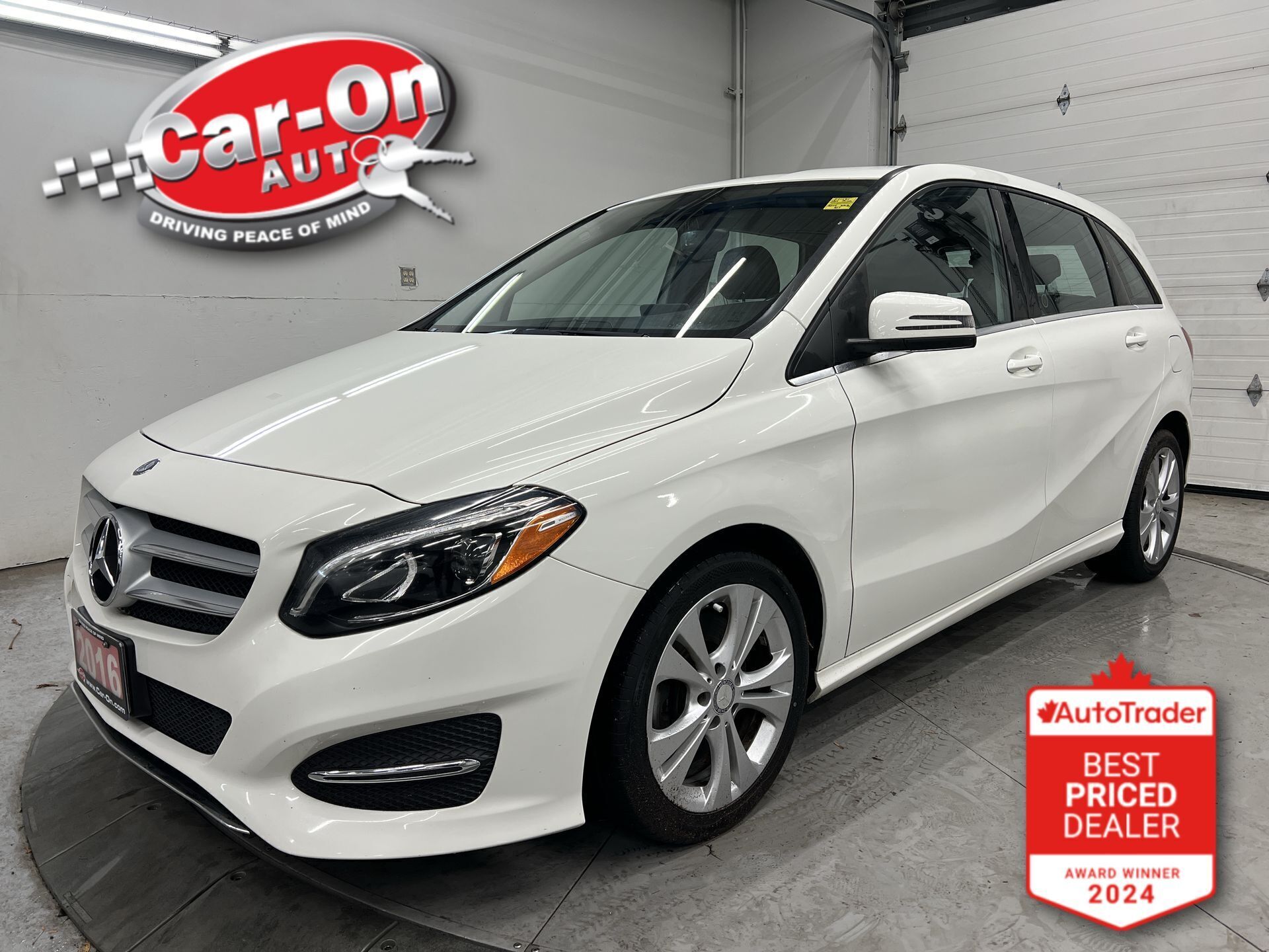 2016 Mercedes-Benz B-Class 250 AWD| HTD LEATHER| 17IN ALLOYS| KEYLESS ENTRY
