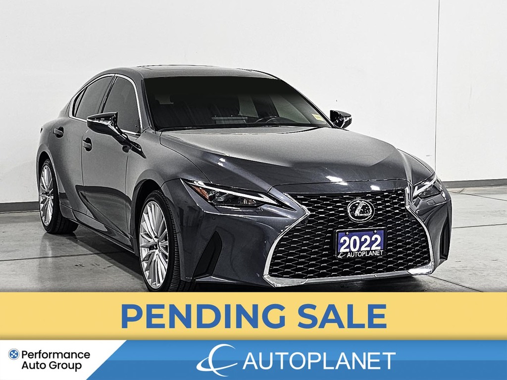 2022 Lexus IS 300 Luxury AWD, Navi, Sunroof, Back Up Cam, Bluetooth!