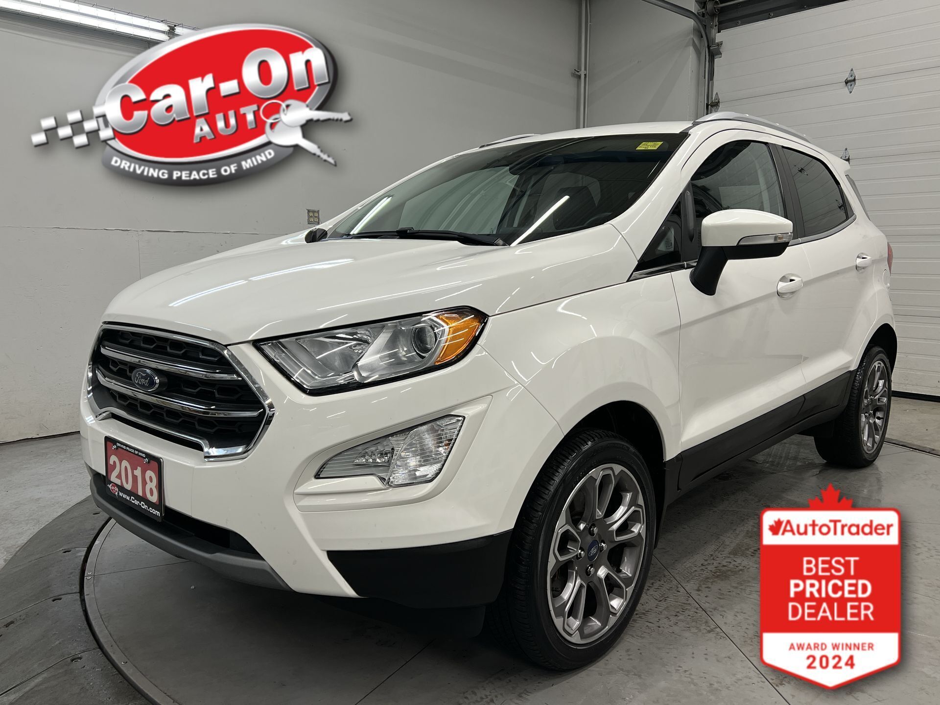 2018 Ford EcoSport TITANIUM AWD | HTD LEATHER | SUNROOF| CARPLAY |NAV
