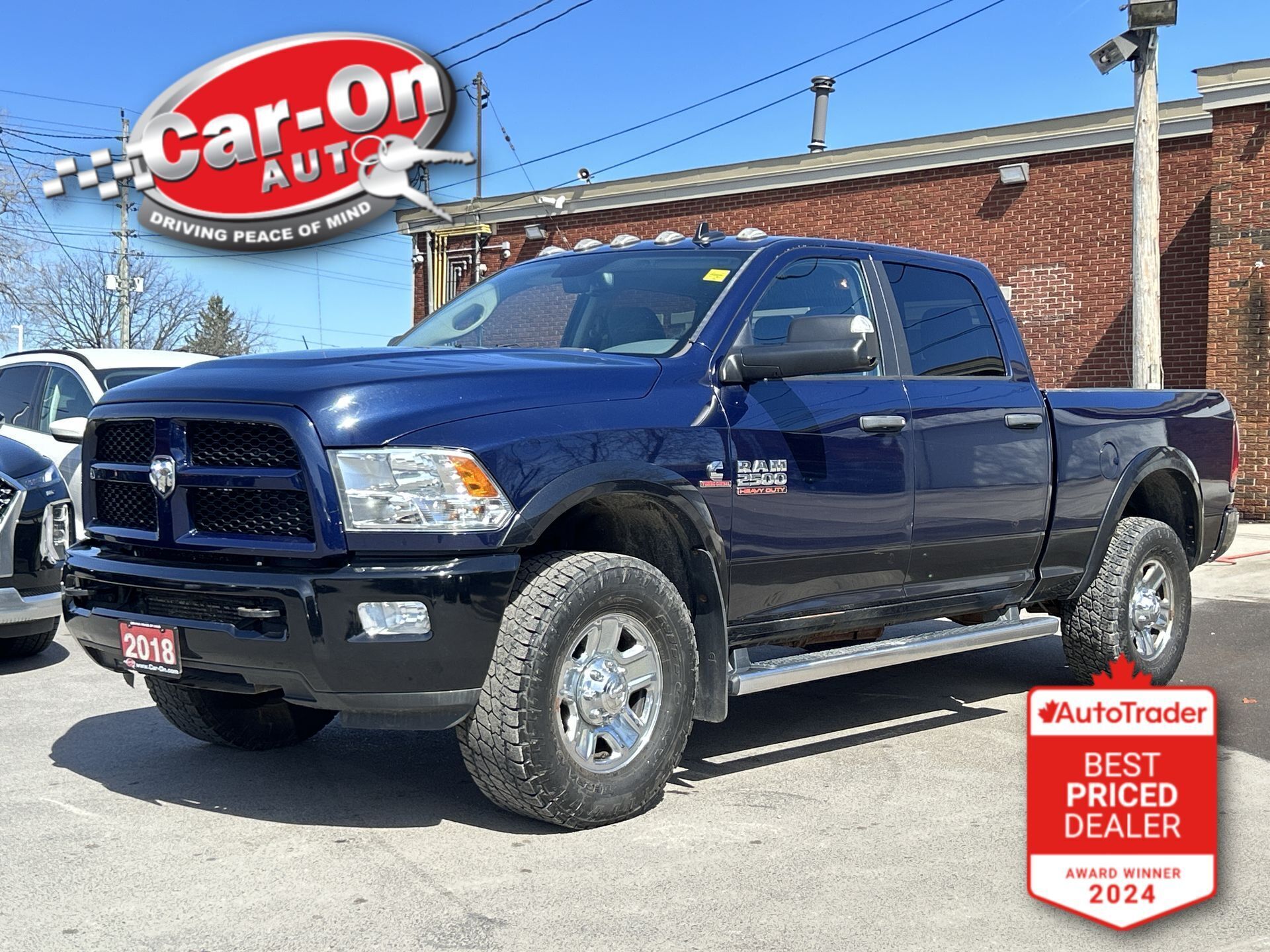 2018 Ram 2500 4X4 OUTDOORSMAN| CREW| 6.7L CUMMINS | HTD SEATS |