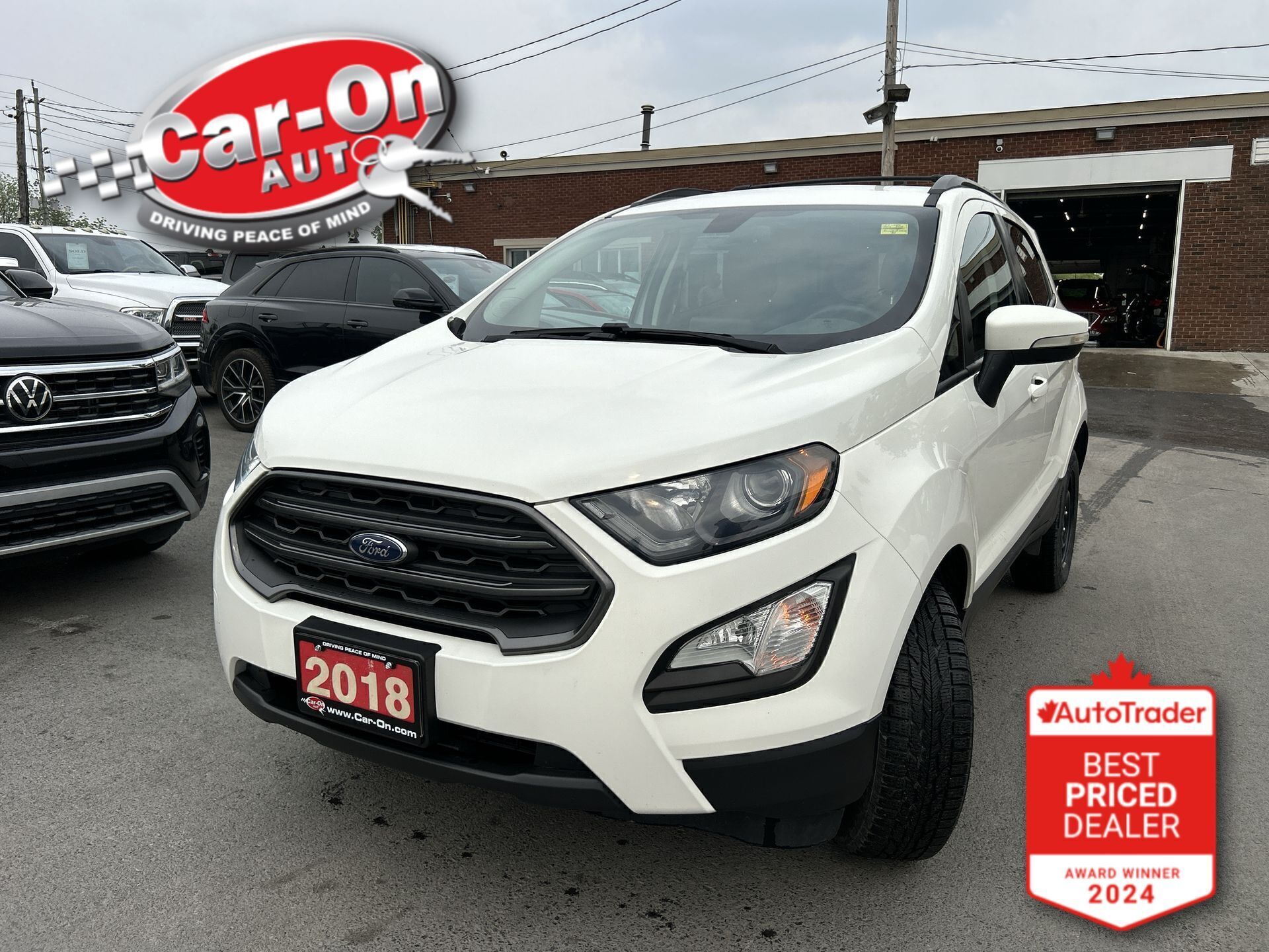 2018 Ford EcoSport SES AWD| LEATHER| SUNROOF| ONLY 61,000KMS|REAR CAM