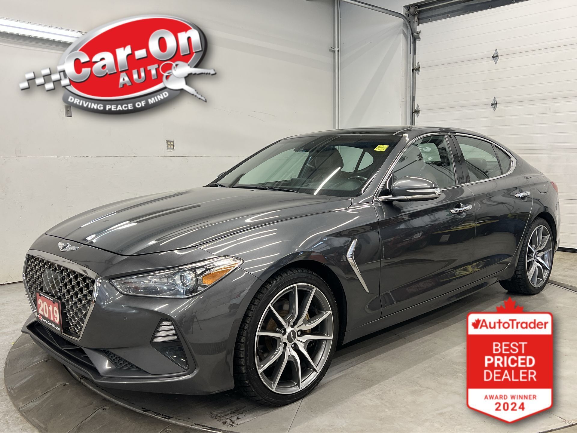 2019 Genesis G70 PRESTIGE AWD| 252HP 2.0L TURBO |LEATHER |SUNROOF