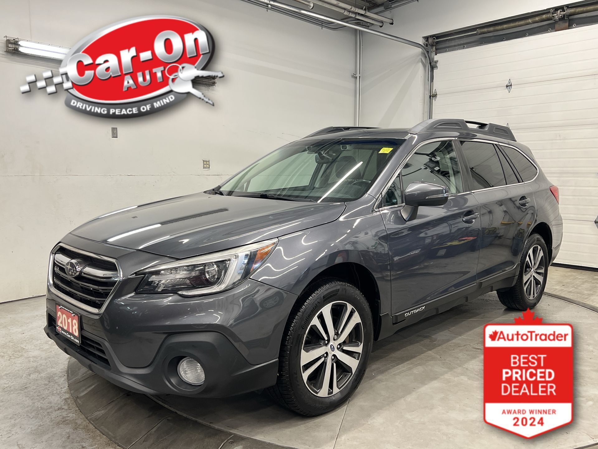 2018 Subaru Outback LIMITED AWD| HTD LEATHER| SUNROOF| CARPLAY| NAV