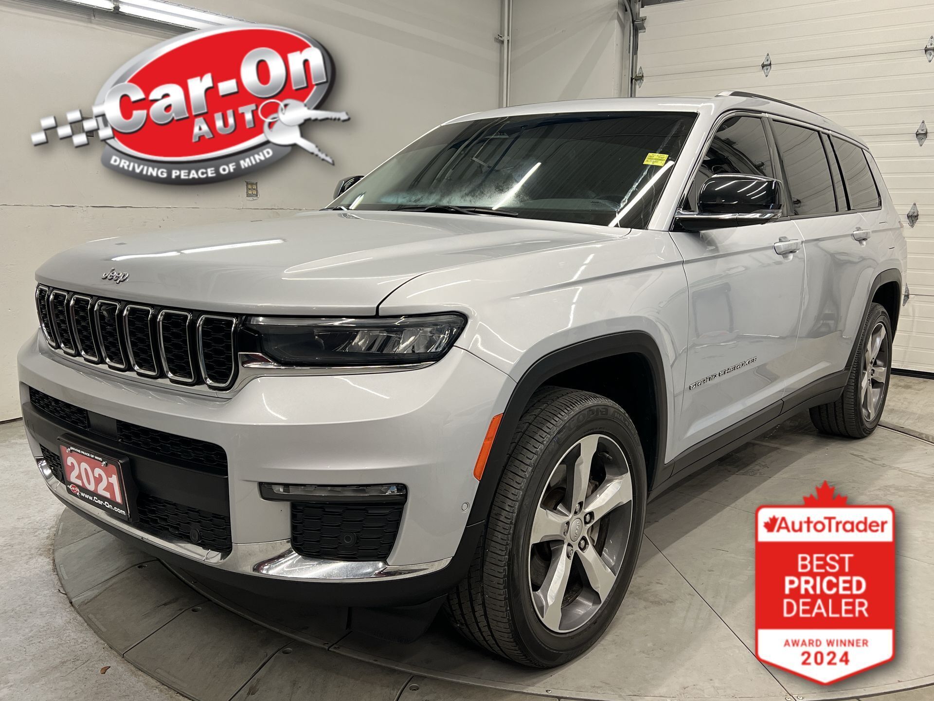 2021 Jeep Grand Cherokee L LIMITED 4X4| LUXUARY GROUP| PANO ROOF| HTD LEATHE