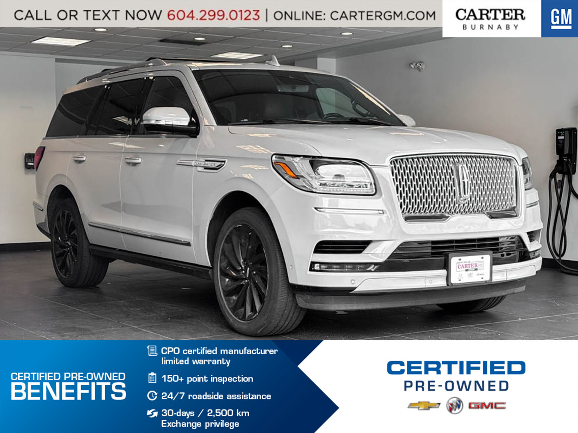 2021 Lincoln Navigator 4WD | WOOD & CHROME INTERIOR/FRONT & BACKUP CAMERA