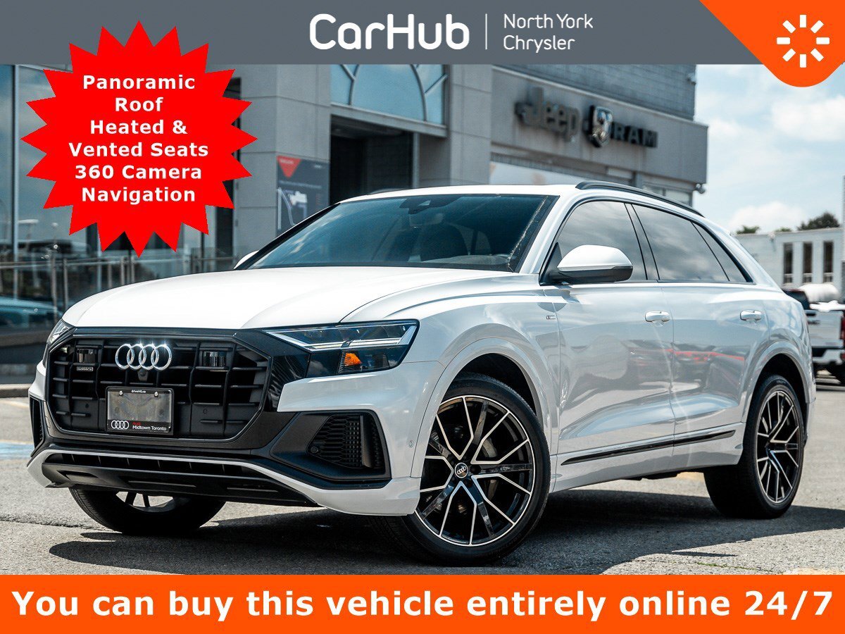 2021 Audi Q8 Progressiv Panoroof Heated Vented Seats 360 Cam Na
