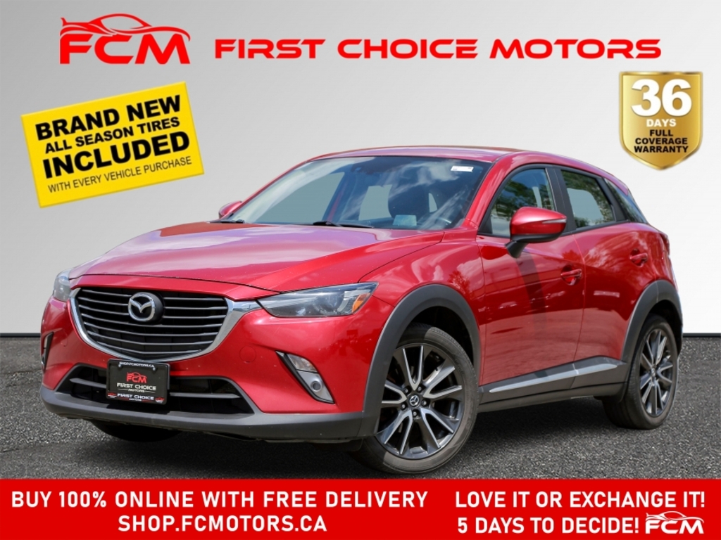 2017 Mazda CX-3 GT ~AUTOMATIC, FULLY CERTIFIED WITH WARRANTY!!!!~