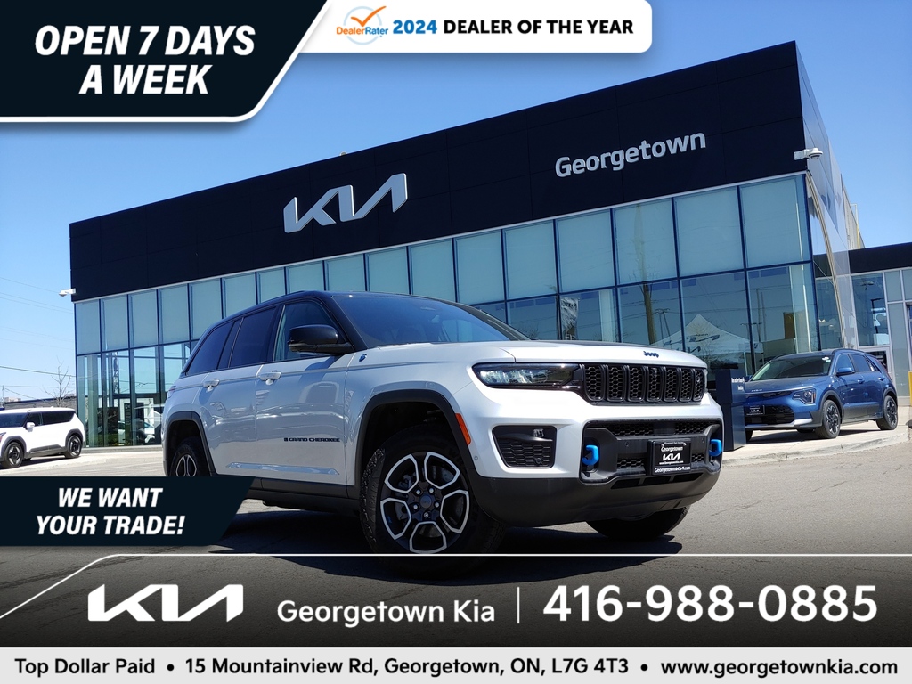 2023 Jeep Grand Cherokee 4xe Trailhawk 2.0L 4WD | SUNROOF | ONLY 28K KM | NAV