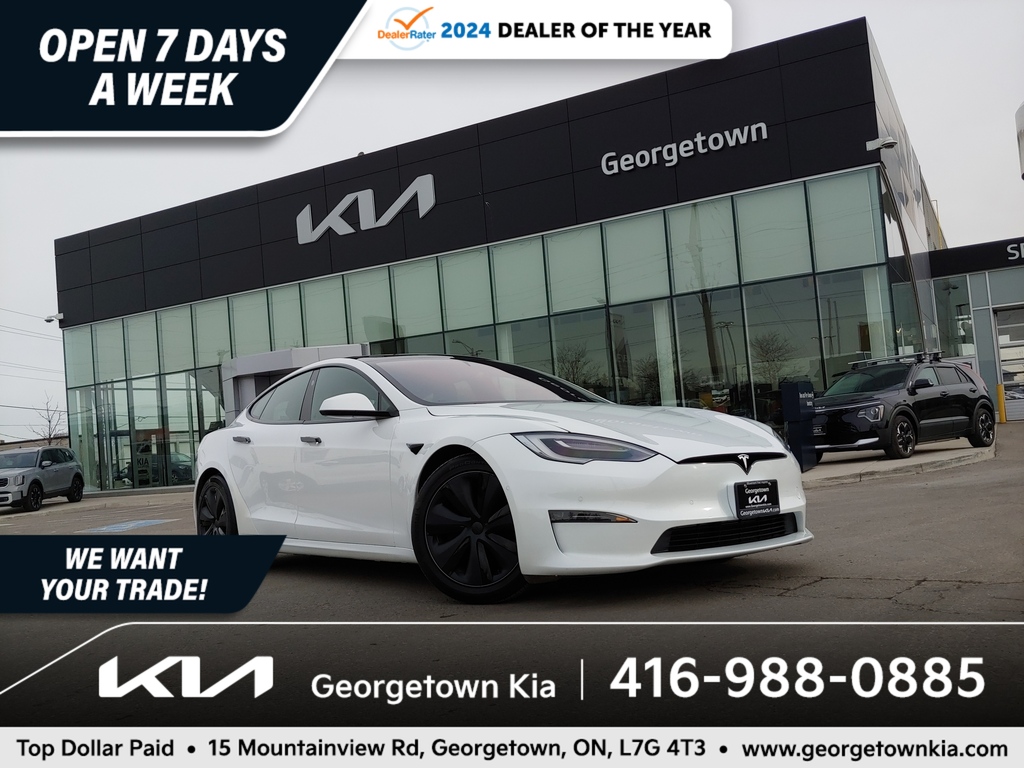 2022 Tesla Model S AWD | ONLY 58K KM | NAV | HTD SEATS | LTHR