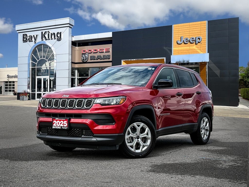 2025 Jeep Compass Sport | HEATED SEATS | LANE KEEP | TRACTION CTRL |