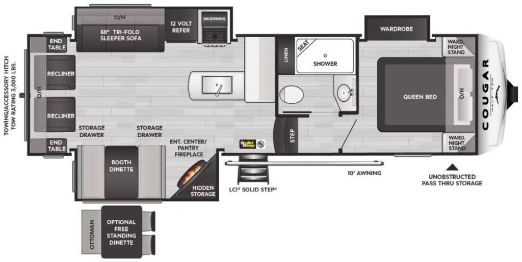 2025 Keystone RV Cougar Half-Ton 27SGS 