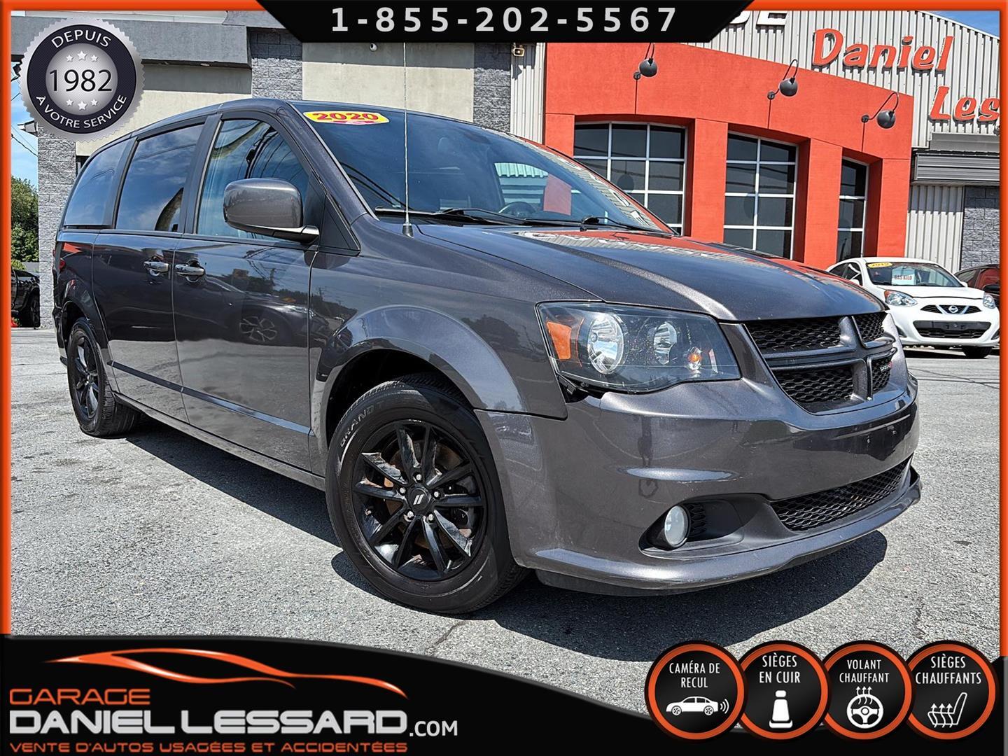 2020 Dodge Grand Caravan GT, CUIR, BANC AV+VOLANT CHAUFFANT, MAG 17P