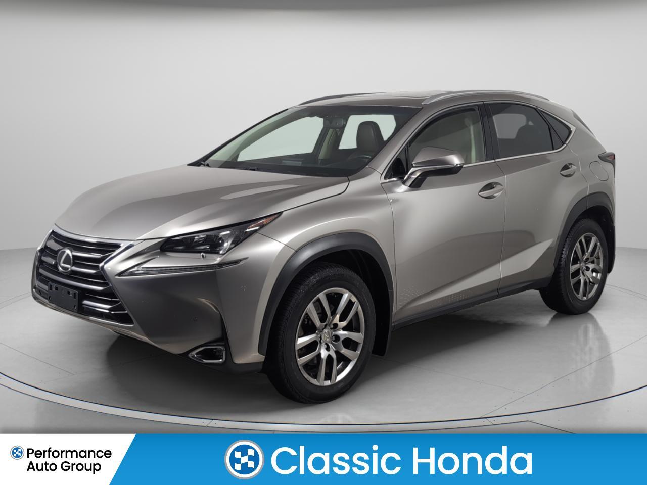 2015 Lexus NX 200t LEATHER | NAVI | VENTED SEATS | PANO ROOF | AWD |