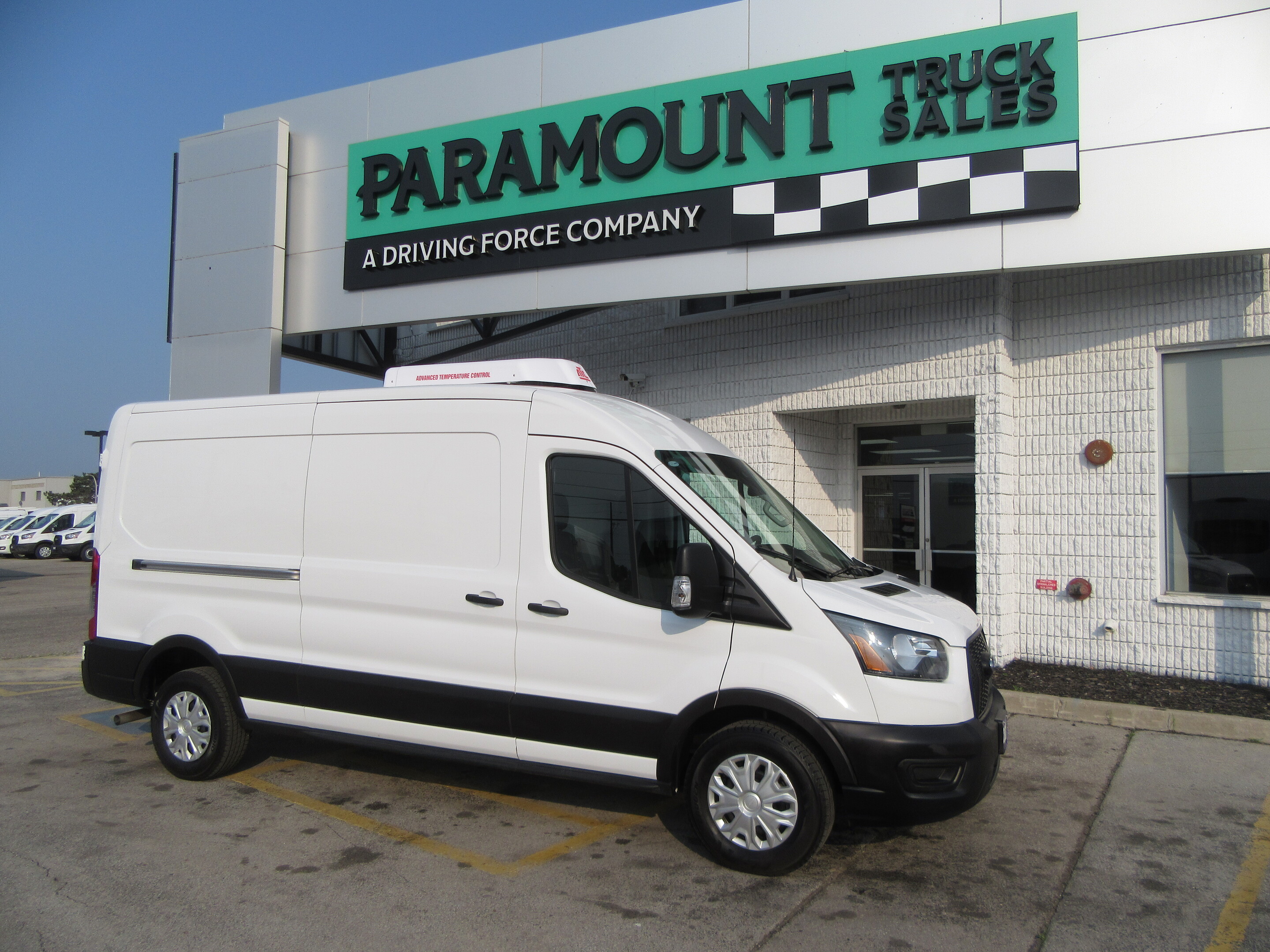 2023 Ford Transit Cargo Van T-250 148 WB EXT MID ROOF WITH NEW REEFER SYSTEM