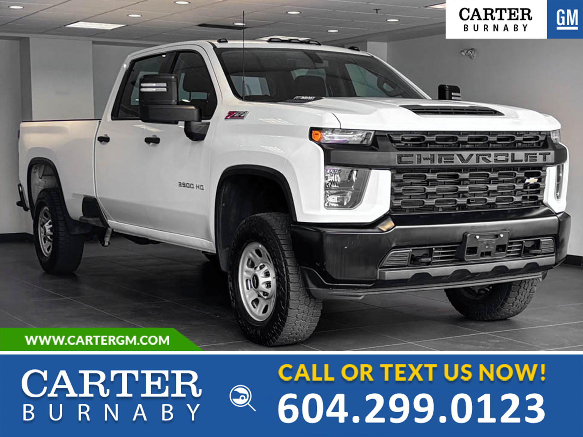 2021 Chevrolet SILVERADO 3500HD 4WD | 6.6L V8 engine/SINGLE REAR WHEELS