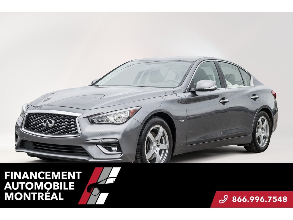 2018 Infiniti Q50 3.0T LUX Awd / Cuir / Toit Ouvrant / Camera Recul/