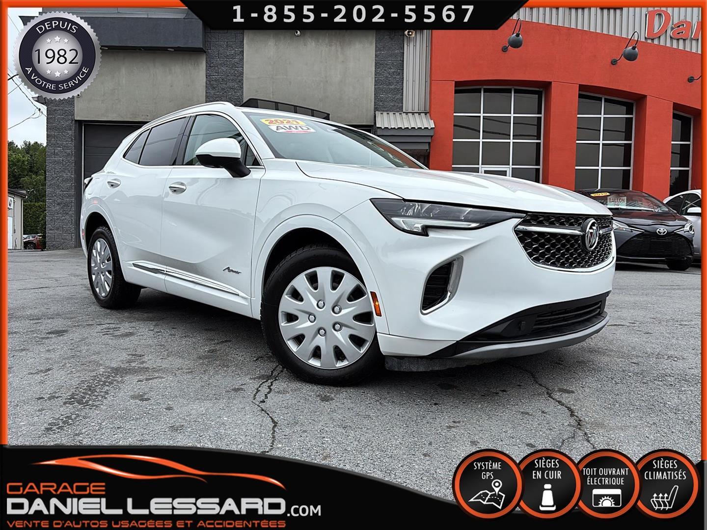 2021 Buick Envision AWD AVENIR GPS TOIT BOSE CUIR 2.0L TURBO À RÉPARÉ