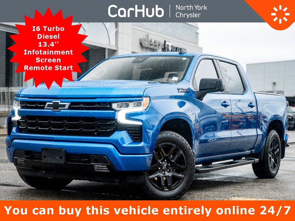 2024 Chevrolet Silverado 1500 RST 147'' I6 Turbo Diesel 13.4'' Screen Remote Sta