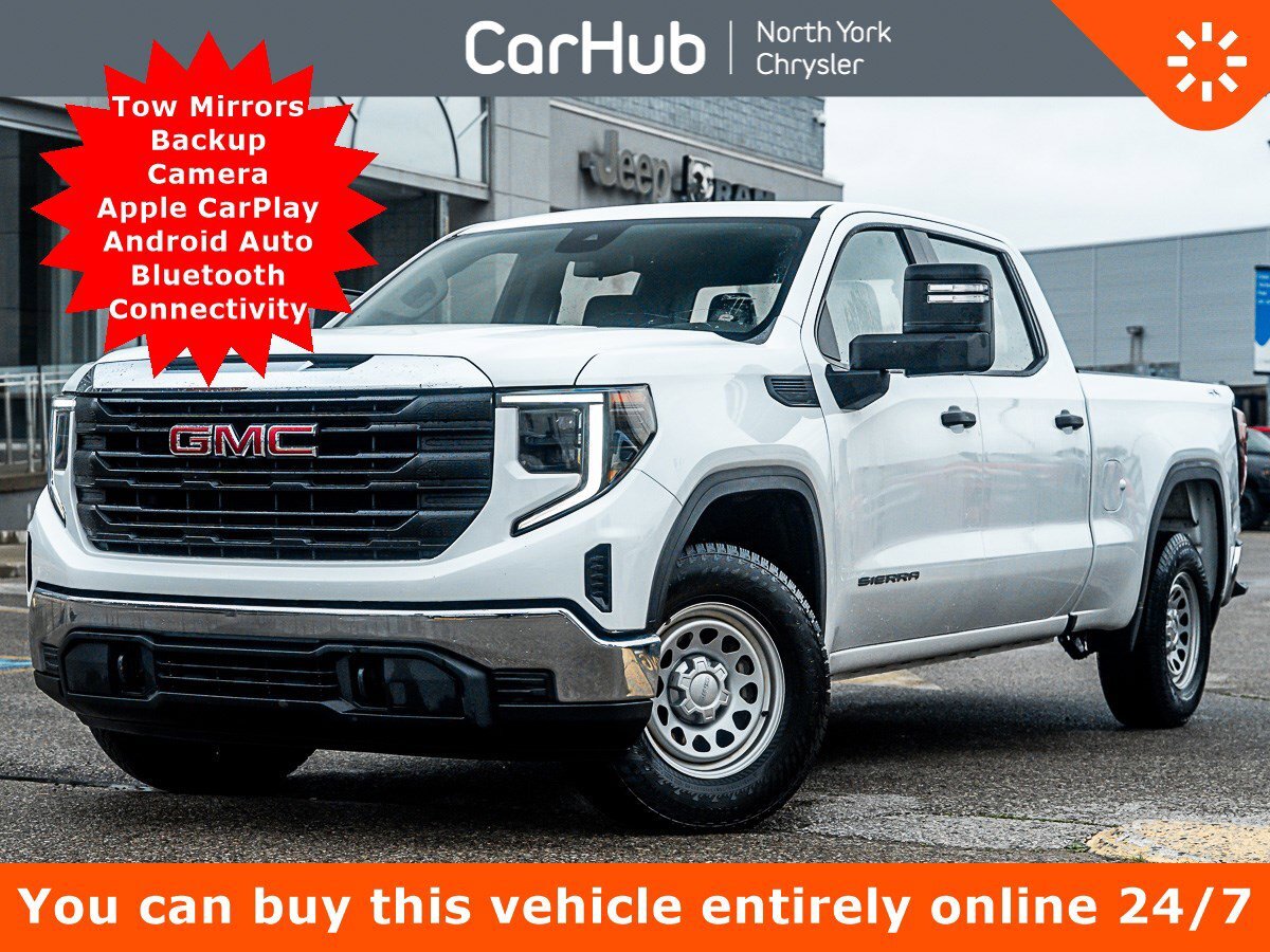 2022 GMC Sierra 1500 Pro 157'' Tow Mirrors Backup Cam Apple CarPlay And