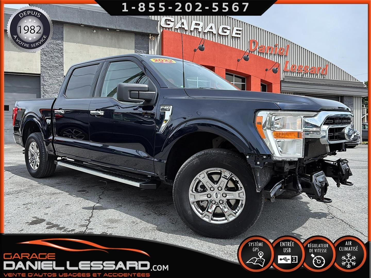 2022 Ford F-150 4X4, SUPERCREW, BOITE 5.5' LÉGER DOMMAGE